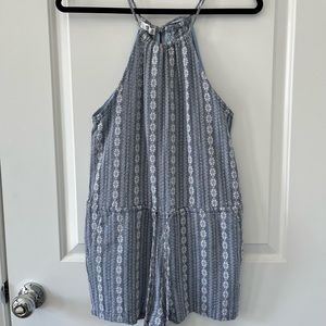 Mango Blue Romper XXS